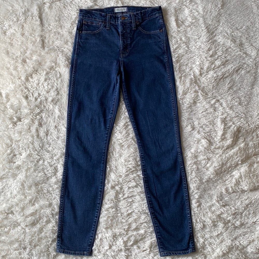 Madewell 10” high rise skinny jeans size 27